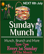 Click for details and tickets to Sunday Munch